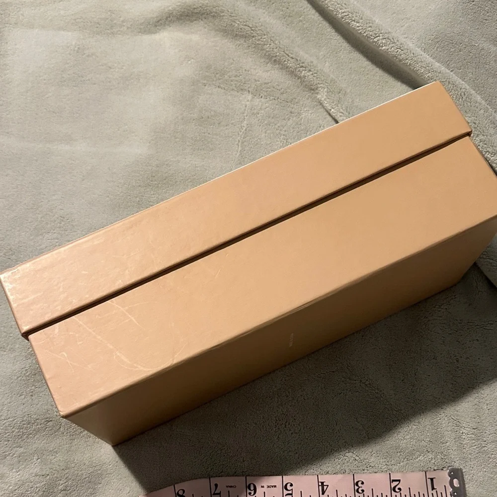 Empty Michael Kors Beige Shoe Box